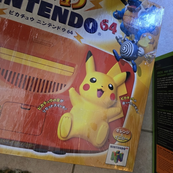 LIMITED EDITION NINTENDO N64 PIKACHU EDITION CONSOLE - Picture 1 of 4